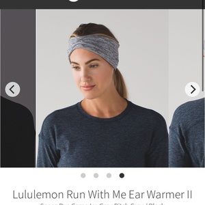 lululemon run with me II ear warmer